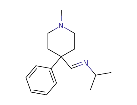 Molecular Structure of 109255-48-3 (isopropyl-(1-methyl-4-phenyl-[4]piperidylmethylen)-amine)