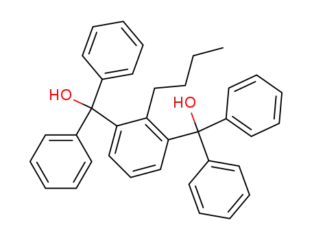 2-Butyl-α,α,α',α'-tetraphenyl-m-benzoldimethanol