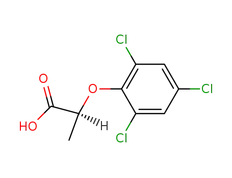 Molecular Structure of 53548-21-3 (3-(2,4,6-trichlorophenoxy)propanoic acid)