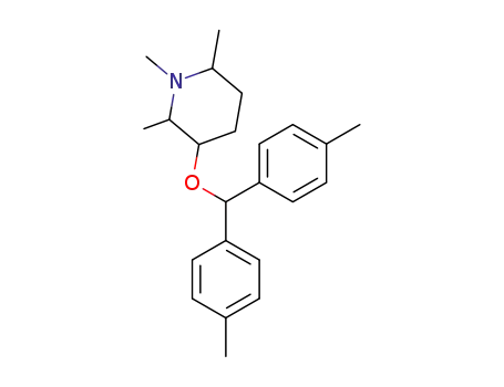3-(4,4'-dimethyl-benzhydryloxy)-1,2,6-trimethyl-piperidine