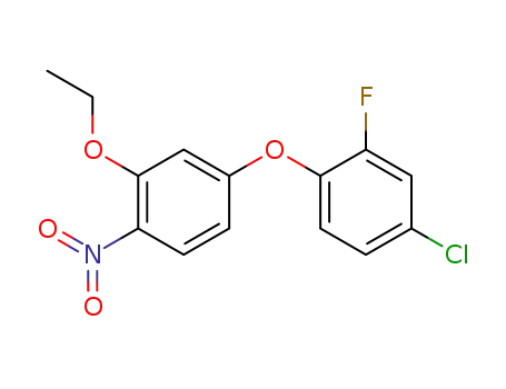 Molecular Structure of 32861-98-6 (C<sub>14</sub>H<sub>11</sub>ClFNO<sub>4</sub>)