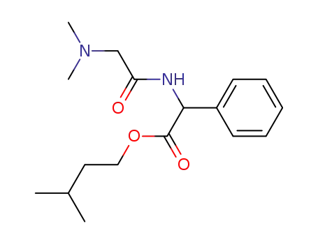 [(<i>N</i>,<i>N</i>-dimethyl-glycyl)-amino]-phenyl-acetic acid isopentyl ester