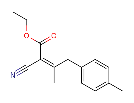 α-Cyano-β-methyl-β-(p-methylbenzyl)-acrylsaeure-ethylester