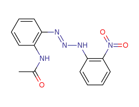 acetic acid-{2-[3-(2-nitro-phenyl)-triazenyl]-anilide}