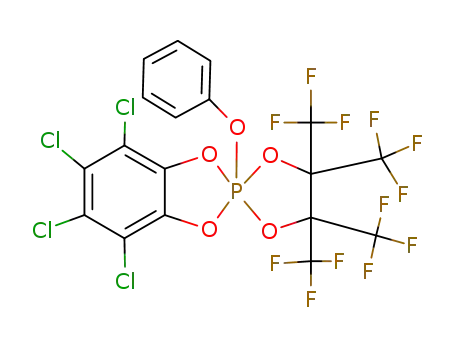 C<sub>18</sub>H<sub>5</sub>Cl<sub>4</sub>F<sub>12</sub>O<sub>5</sub>P
