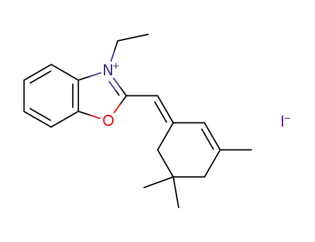 3-ethyl-2-(3,5,5-trimethyl-cyclohex-2-enylidenemethyl)-benzoxazolium; iodide