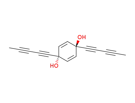 1,4-di-penta-1,3-diynyl-cyclohexa-2,5-diene-1<i>r</i>,4<i>t</i>-diol
