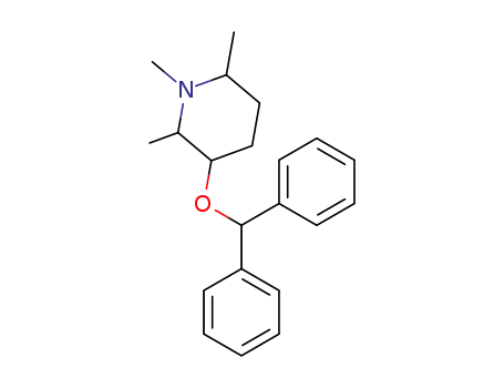 3-benzhydryloxy-1,2,6-trimethyl-piperidine