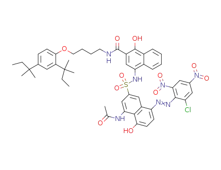 Molecular Structure of 54180-03-9 (C<sub>49</sub>H<sub>52</sub>ClN<sub>7</sub>O<sub>11</sub>S)