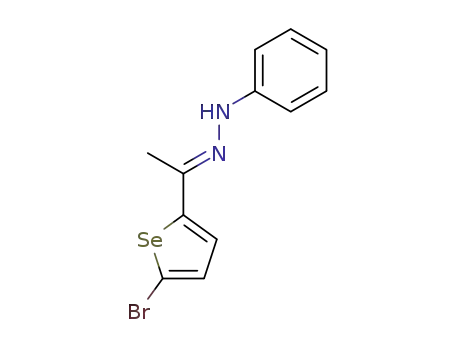 1-(5-bromo-selenophen-2-yl)-ethanone-phenylhydrazone