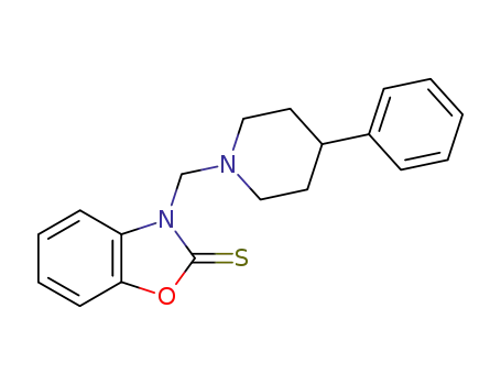 3-(4-phenyl-piperidin-1-ylmethyl)-3<i>H</i>-benzooxazole-2-thione