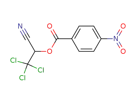4-nitro-benzoic acid-(2,2,2-trichloro-1-cyano-ethyl ester)