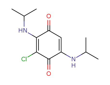 3-chloro-2,5-bis-isopropylamino-[1,4]benzoquinone