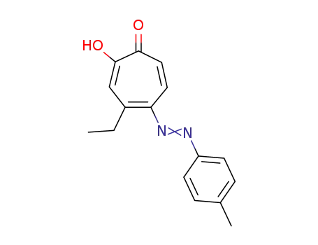 4-ethyl-5-<i>p</i>-tolylazo-tropolone