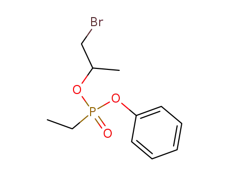 ethyl-phosphonic acid-(β-bromo-isopropyl ester)-phenyl ester
