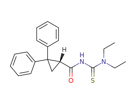 3-((R)-2,2-Diphenyl-cyclopropanecarbonyl)-1,1-diethyl-thiourea