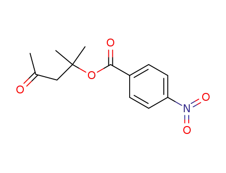 4-methyl-4-(4-nitro-benzoyloxy)-pentan-2-one