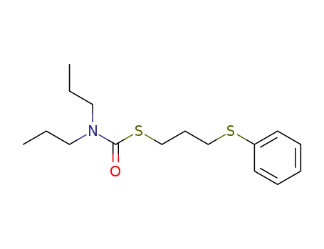 Carbamothioic acid, dipropyl-, S-[3-(phenylthio)propyl] ester