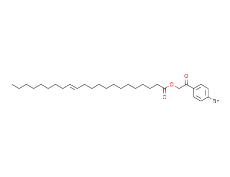 Molecular Structure of 69310-13-0 (docos-13<i>t</i>-enoic acid-(4-bromo-phenacyl ester))