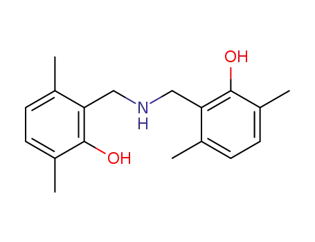Molecular Structure of 109246-04-0 (3,6,3',6'-tetramethyl-2,2'-(2-aza-propanediyl)-di-phenol)