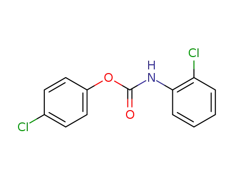 Molecular Structure of 99513-97-0 ((2-chloro-phenyl)-carbamic acid-(4-chloro-phenyl ester))