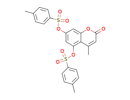 4-methyl-5,7-bis-(toluene-4-sulfonyloxy)-coumarin