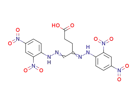 4,5-bis-(2,4-dinitro-phenylhydrazono)-valeric acid