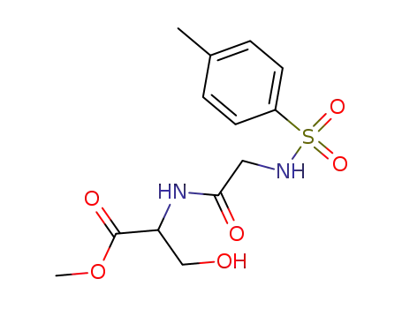 <i>N</i>-[<i>N</i>-(toluene-4-sulfonyl)-glycyl]-serine methyl ester