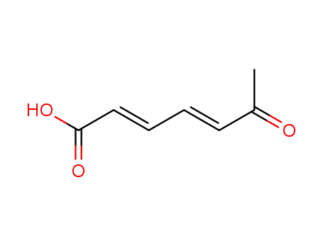 Molecular Structure of 52999-76-5 (2,4-Heptadienoic acid, 6-oxo-, (E,E)-)
