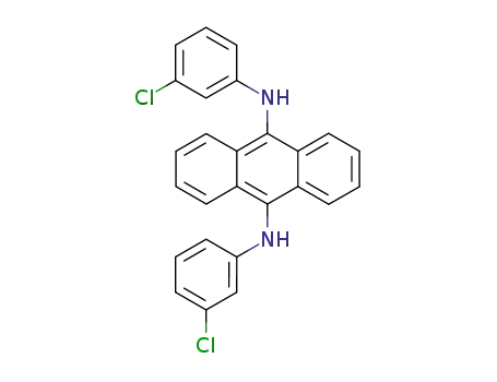 <i>N</i>,<i>N</i>'-bis-(3-chloro-phenyl)-anthracene-9,10-diyldiamine