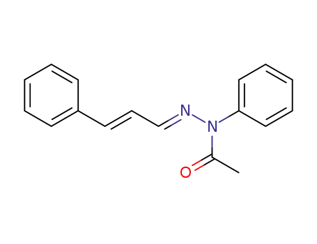 acetic acid-(cinnamylidene-phenyl-hydrazide)