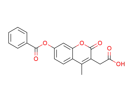 (7-benzoyloxy-4-methyl-2-oxo-2<i>H</i>-chromen-3-yl)-acetic acid