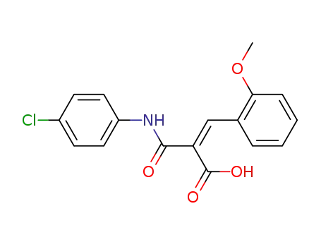 <i>N</i>-(4-chloro-phenyl)-2-(2-methoxy-benzylidene)-malonamic acid