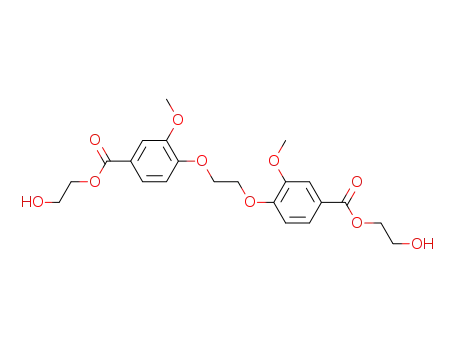 3,3'-dimethoxy-4,4'-ethanediyldioxy-di-benzoic acid bis-(2-hydroxy-ethyl ester)