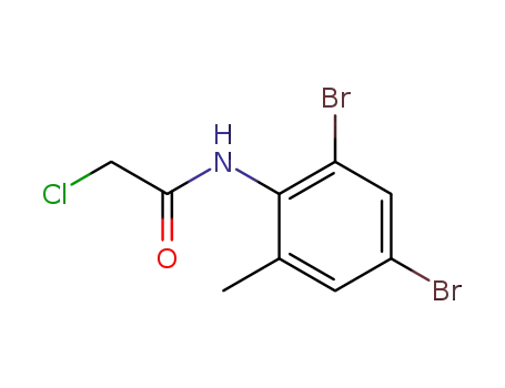 Molecular Structure of 98028-03-6 (chloro-acetic acid-(2,4-dibromo-6-methyl-anilide))