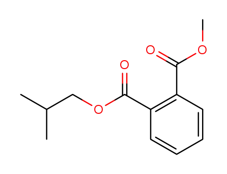 Molecular Structure of 73513-54-9 (1,2-Benzenedicarboxylic acid, methyl 2-methylpropyl ester)