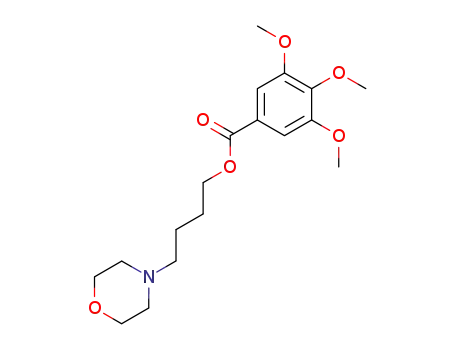 3,4,5-trimethoxy-benzoic acid 4-morpholin-4-yl-butyl ester