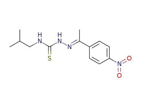 1-(4-nitro-phenyl)-ethanone-(4-isobutyl thiosemicarbazone)
