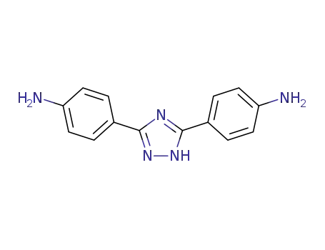 Molecular Structure of 14070-13-4 (Benzenamine, 4,4'-(1H-1,2,4-triazole-3,5-diyl)bis-)