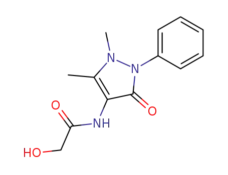 <i>N</i>-(1,5-dimethyl-3-oxo-2-phenyl-2,3-dihydro-1<i>H</i>-pyrazol-4-yl)-glycolamide