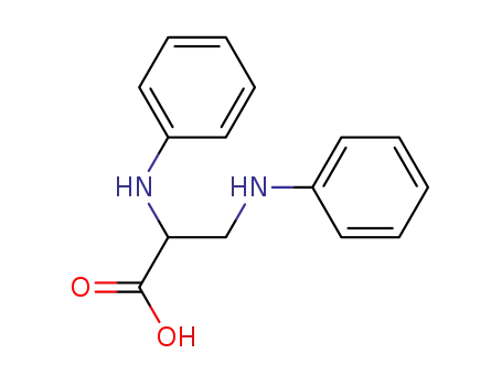 Molecular Structure of 24095-66-7 (2,3-dianilino-propionic acid)