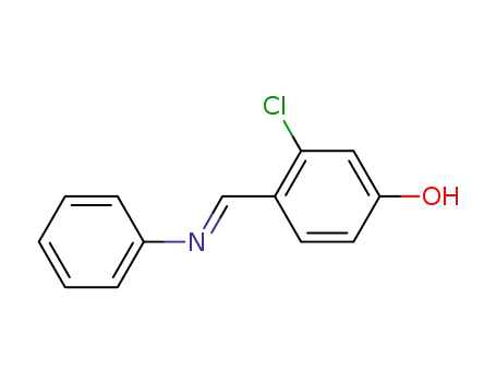 3-chloro-4-(phenylimino-methyl)-phenol