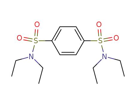 Molecular Structure of 108620-77-5 (tetra-<i>N</i>-ethyl-benzene-1,4-disulfonamide)