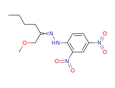 1-methoxy-hexan-2-one-(2,4-dinitro-phenylhydrazone)