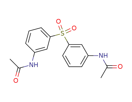 Molecular Structure of 24586-46-7 (Acetamide,N,N'-(sulfonyldi-3,1-phenylene)bis- (9CI))