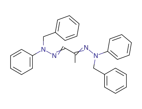 Molecular Structure of 13993-14-1 (pyruvaldehyde bis-(benzyl-phenyl-hydrazone))