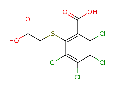 2-carboxymethylsulfanyl-3,4,5,6-tetrachloro-benzoic acid