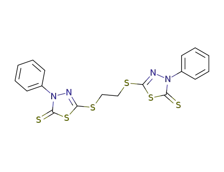1,3,4-Thiadiazole-2(3H)-thione,
5,5'-[1,2-ethanediylbis(thio)]bis[3-phenyl-