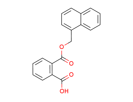 Molecular Structure of 105578-63-0 (1,2-Benzenedicarboxylic acid, mono(1-naphthalenylmethyl) ester)