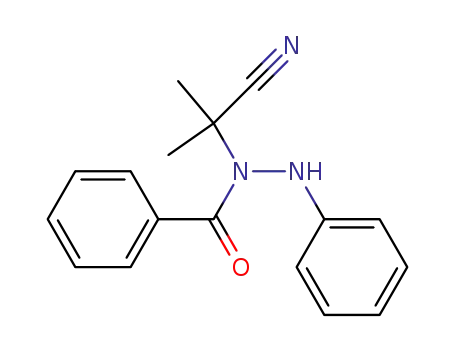 benzoic acid-[<i>N</i>-(1-cyano-1-methyl-ethyl)-<i>N</i>'-phenyl-hydrazide]